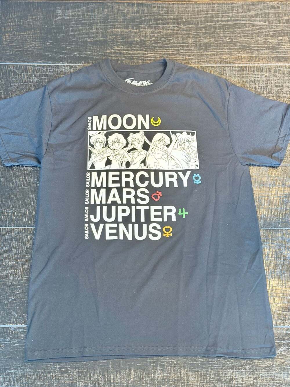 Sailor Moon Graphic T-Shirt Black